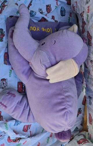 Peluche effy elefante viola - peluche,