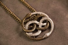 Collana Auryn ciondolo oro e