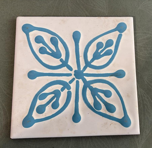 Mattonella maiolica dipinta - in,