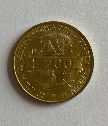 Moneta 200 lire - moneta, del