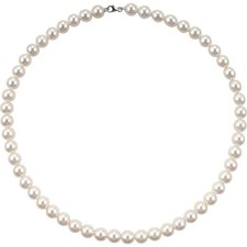 Collana Bliss da donna con perle e oro bianco 20077128