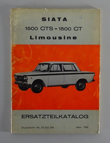 Catalogo ricambi fiat siata - fiat,