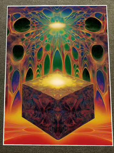 Poster cubo cosmico - poster,