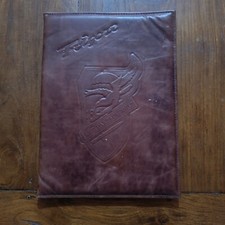 FOLGORE Paracadutisti 186° RGT Cartella portadocumenti da scrivania in pelle