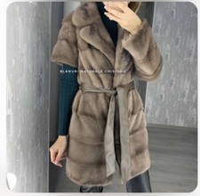 pelliccia visone marrone