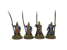 GUARDIA DELLA CORTE DI GALADHRIM 4 Signore degli Anelli warhammer 28mm Dipinto MESBG