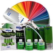 Mipa Protector / set di 4 vernici + indurenti incl. pistola UBS / tutti i colori.