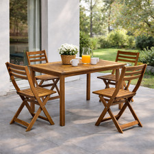 Set Tavolo Giardino + 4 Sedie