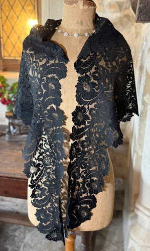 Pizzo antico forma di rombo - antico,