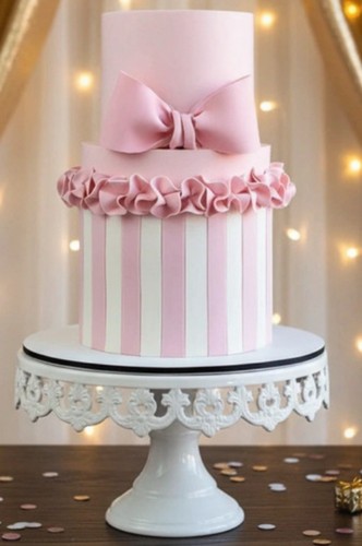 Torta scenografica rosa - scenografica,