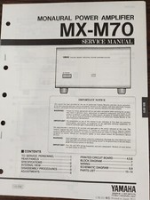 Yamaha MX-M70 Amplificatore di