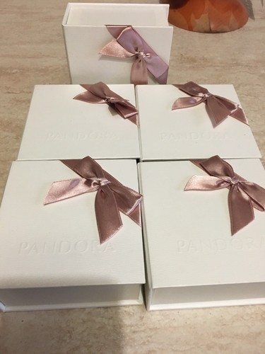 Pandora box charm genuine with - box,
