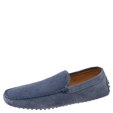 Mocassini tods blu scamosciati - blu,
