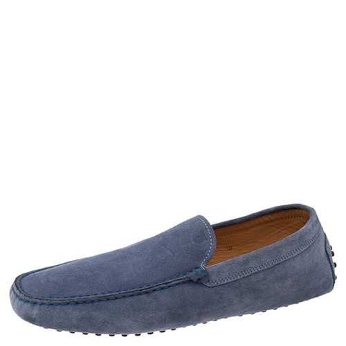 Mocassini tods blu scamosciati - tods,
