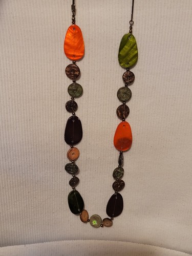Collana lunga feltro con - in,