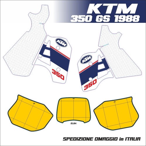 Adesivi kristal ktm 350 - adesivi,