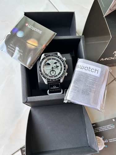 Omega swatch moonphase - omega,