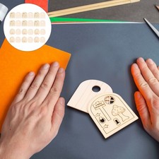  12 set di 24 pezzi di ornamenti per decorazioni per mini porte artigianali in