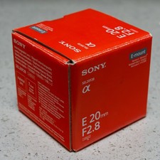 Sony E 20mm F/2.8 SEL20F28