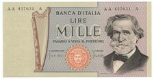 1000 LIRE GIUSEPPE VERDI II
