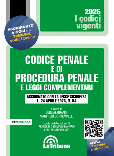 Codice penale procedura - di,