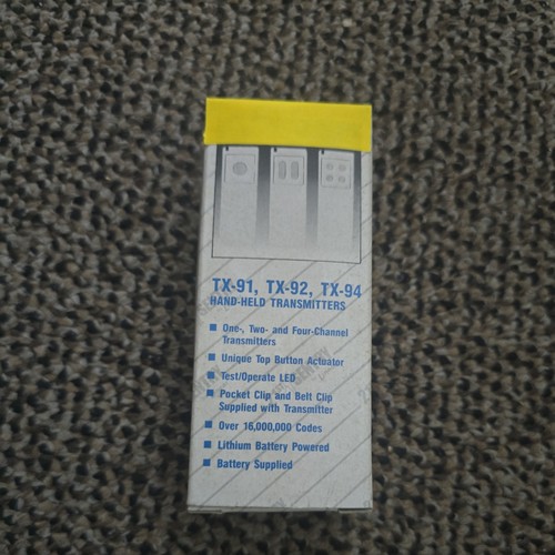 Linear telecomandi - linear, tx-91