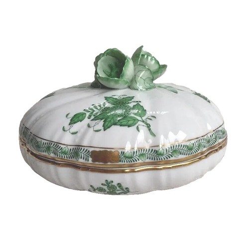 Scatola herend apponyi verde - herend,