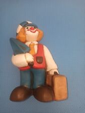 Thun Grande Pagliaccio Clown Ombrello Valigia Rosso Blu charly Vintage