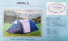 TENDA DA CAMPEGGIO NEPAL 5 TREKKING BY BERTONI COLORE BLU - IGLOO