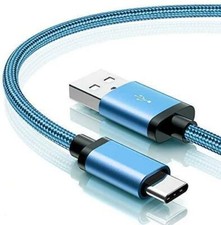 Confezione da 2 cavi USB-C in nylon intrecciato da 6 piedi caricabatterie rapido cavo Type-C per tablet Samsung