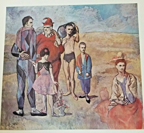 Picasso saltimbani stampa - picasso, "i