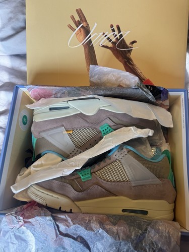 Union air jordan 4 taupe - x,