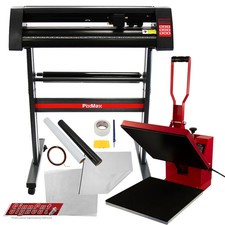 Plotter da Taglio Vinile 72cm & Pressa a Caldo per Magliette per Sublimazione