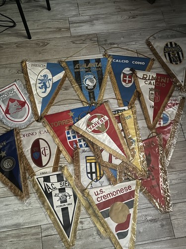 Lotto gagliardetti calcio - lotto,