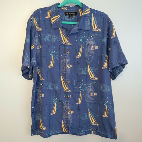 Camicia vela manica corta 100%