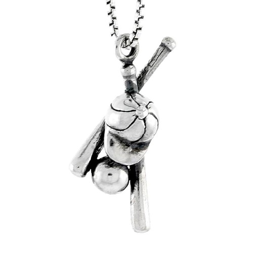 Argento sterling baseball - argento,