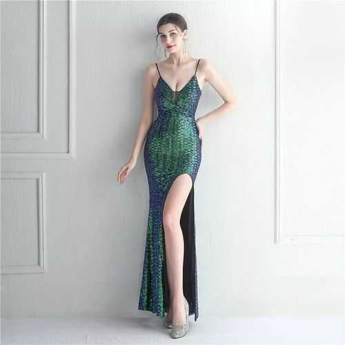 Vestito abito elegante - vestito, lungo