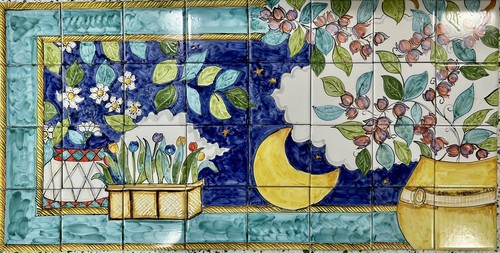 Ceramica vietri pannello - ceramica,