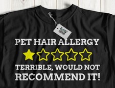 T-shirt allergica peli di