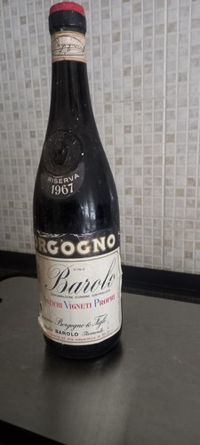 Bottiglia barolo borgogno - bottiglia,