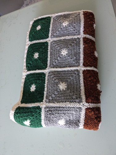 Coperta lana fatta mano - di, a