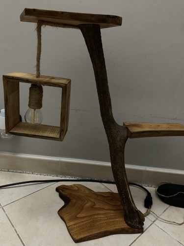 Lampada artigianale fatta - , a