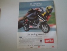advertising Pubblicità 1995 APRILIA SR 50 REPLICA LC LIQUID COOLED