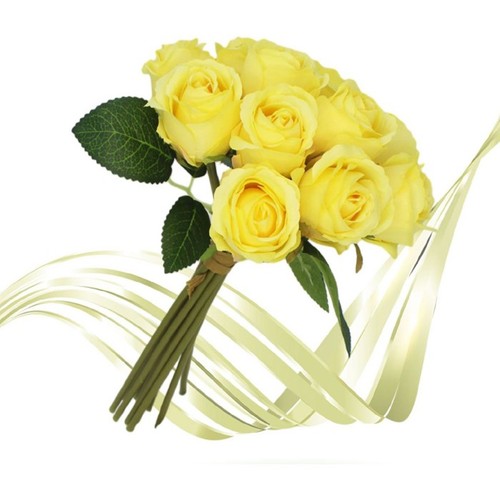 Bouquet fiori rose gialle - bouquet,