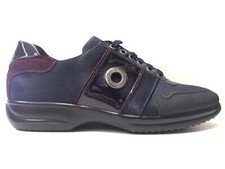 SCARPE CASUAL SNEAKERS UOMO UGO ARCI 2684C 07 22 PELLE BLU ORIGINAL AI NEW