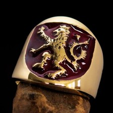 ANELLO LEONE RAMPANTE UOMO
