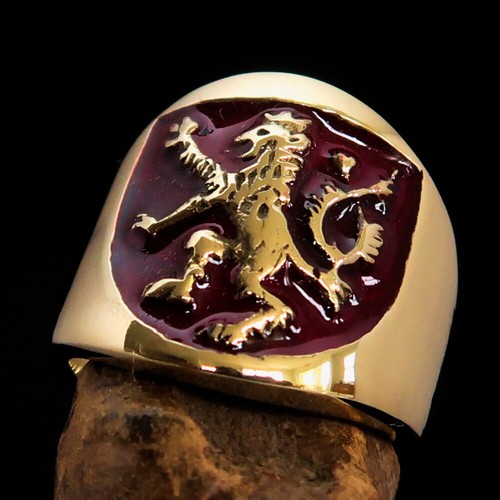 Anello leone rampante - anello,
