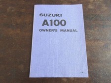 Suzuki A100 1976 OEM Owner's
