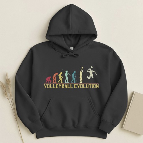 Felpa con cappuccio evoluzione