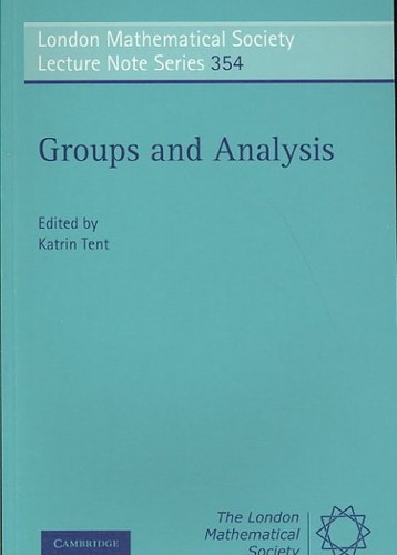 Groups and analysis the - analysis,